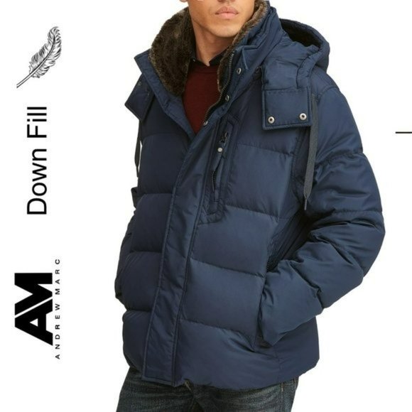 Andrew Marc Other - NWT Andrew Marc Baltic DOWN Filled Water-Resistant Hooded Coat Puffer Jacket